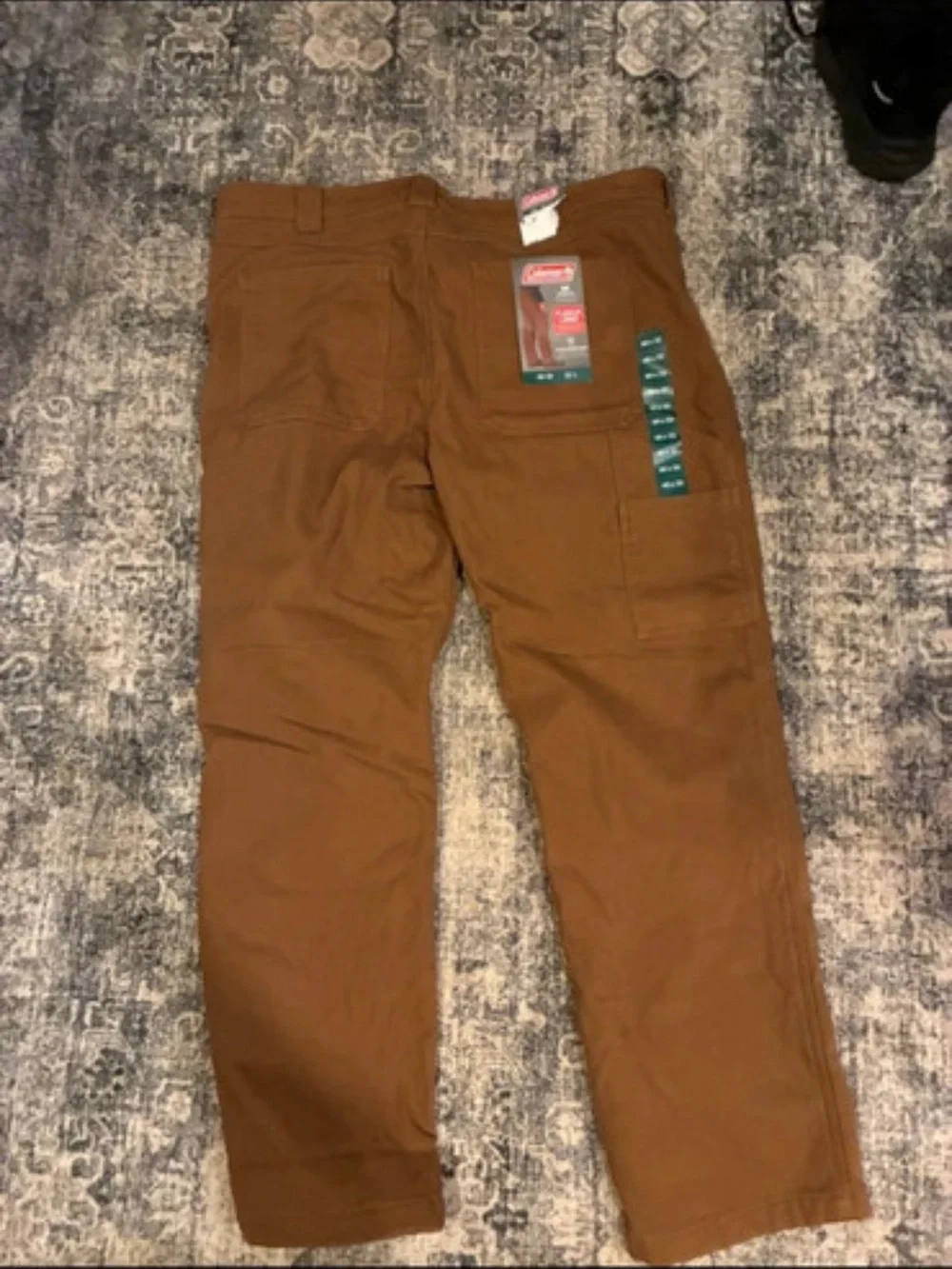 Coleman Brown Cargo Pants quilted